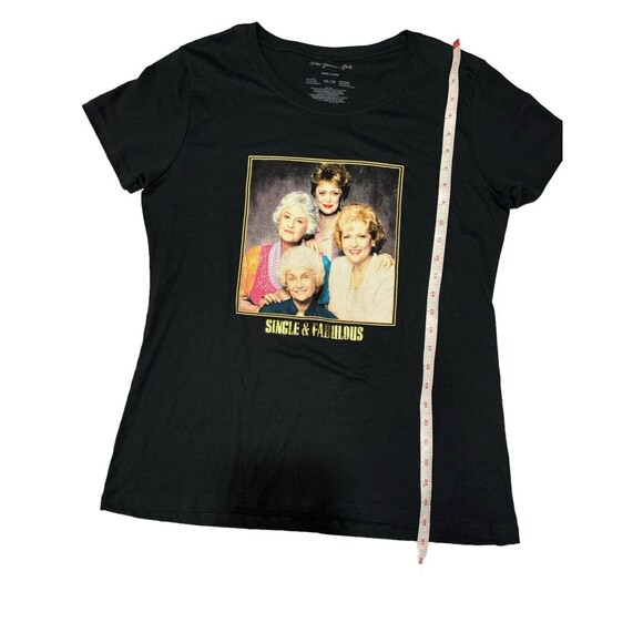The Golden Girls Women’s Juniors XXL (19) Single & Fabulous T-shirt - Picture 3 of 6